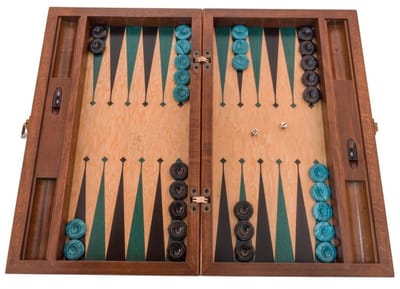 Backgammon Speelset van Hoge Kwaliteit - Tavla - TricTrac - 51 x 31,5 cm
