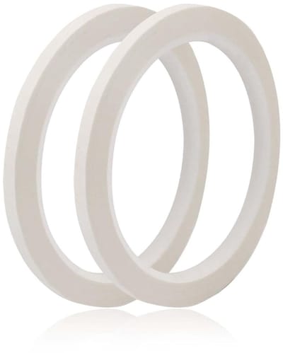 Witte schilderstape 50 m x 5 mm - Sterke plakband voor nauwkeurige kleurmarkeringen, verf en isolatie