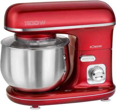Keukenmachine - Mixer Deegmachine - Deeg Bereiden - Traploze Snelheidsregeling - 5 Liter - Rood