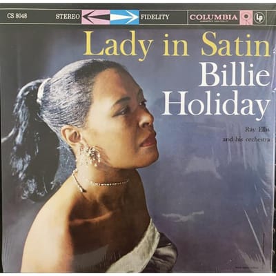 LP Plaat BILLIE HOLIDAY, RAY ELLIS & HIS ORC - Lady In Satin CS8048 Columbia 2015 VS Jazz beige