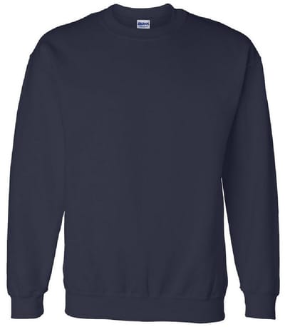 Gildan DryBlend Adult Set-In Crew Neck Sweatshirt (13 kleuren) (Marine)