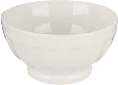 Vivalto Kommetjes/serveer schaaltjes/soepkommen - Osaka - porselein - D13.5 x H7 cm - ivoor wit - Stapelbaar