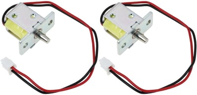 Dailygoods - 2 Stuks 12V DC Elektromagnetische Deursloten voor Archiefkasten en Laden