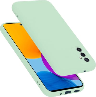 Cadorabo Hoesje geschikt voor Samsung Galaxy M52 5G in LIQUID LICHT GROEN - Beschermhoes gemaakt van flexibel TPU silicone Case Cover