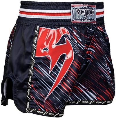 Venum Giant Muay Thai Kickboks Broekje Zwart Rood - S