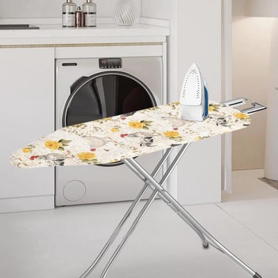 Kleine Beige Strijkplankovertrek 110 x 30 cm - Hittebestendig en Antislip
