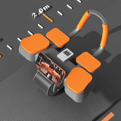 Grensoverschrijdend Abdominal Wheel Automatisch Rebound Abdominal Wheel Dunne Buik Buikspier Oefeningsapparatuur Thuis Elleboogondersteund Abdominal Wheel