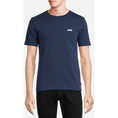 Levi's Lsegraphic Crewneck Te Small Seasonal P Maat: M | Basic T-Shirts Outlet | Heren | Blauw