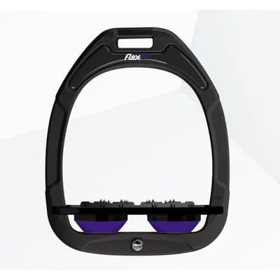 Plat Ultra Grip Zwart/Zwart/Paarse Steigeren Flex-On Green Composite