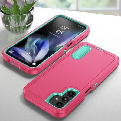 Militaire Kwaliteit Case voor Samsung Galaxy A56 A36 A26 A16 A06 A54 A15 A53 A14 A13 5G 4G A04S Beschermende Kickstand Armor Cover Coque for Galaxy A13 5G4G