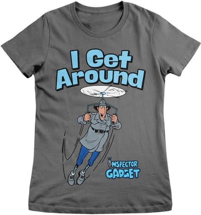 Inspector Gadget T-shirt I Get Around Girly Tee CPLG-5-IG001-H60-4