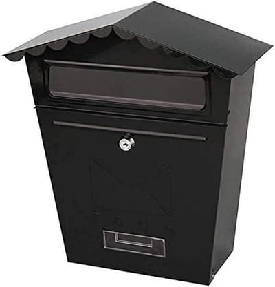Afsluitbare Brievenbus - Brievenbus Buiten - Post Veilig Ontvangen - Waterdicht Ontwerp - 335x132x357MM - Grijs