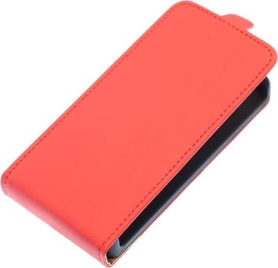 Rood Effen Flip case hoesje voor Samsung Galaxy S3 I9300