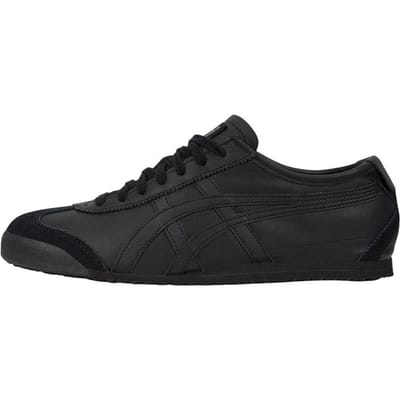 Onitsuka Tiger Mexico 66 Suède Retro Sport Slipvast Duurzaam Lichtgewicht Lage Top Casual Schoenen Unisex sneaker Zwart D4J2L-9090 39 black