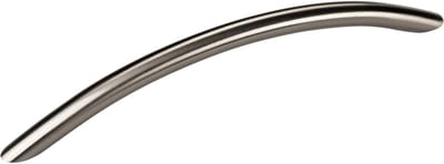 SOTECH Set van 10 meubelbeugels TONY BA 128 mm roestvrij staal look gebogen handgreep met hoogte 30 mm en diameter 10 mm