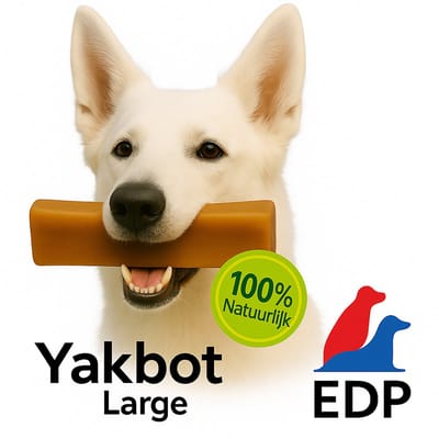 EDP YakBot - Kluif - Himalayan - Large - 100% Natuurlijk - Humaan - Vrij van Granen, Gluten, Conserveermiddelen en Kleurstoffen - 1 Stuk