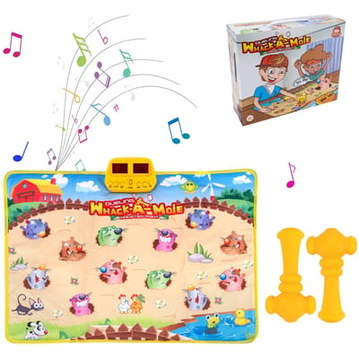 90x70cm Eenhoorn Muziekmat Kind Peuter Mat Piano Toetsenbord en Trommel 2-in-1 Speelgoed Dansmat 8 Instrumenten Geluid Educatief Speelgoed