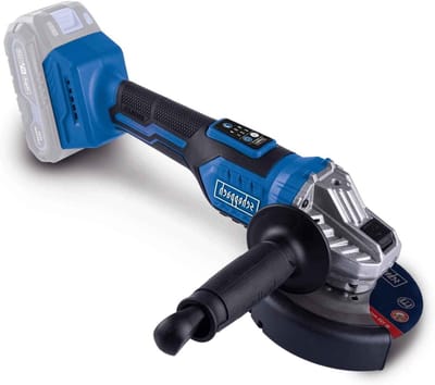 Accu Haakse Slijper - Draadloze Slijpmachine - Metaal Bewerken - Borstelloze Motor - 125 mm Schijf - Blauw