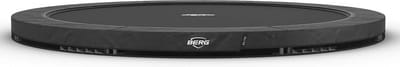 BERG SPORTS Elite InGround 430 Trampoline - AirFlow Pro Springdoek - TwinSpring - Grijs