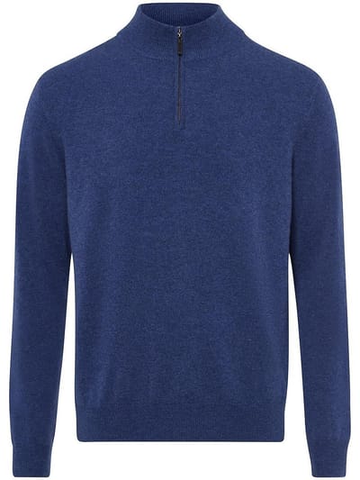 Troyer 100% kasjmier Van Peter Hahn blauw