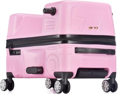 Rijdende Koffer - Kinderkoffer Trolley - Reizen Vakantie - Stevig Hard Plastic - 20inch - Blauw