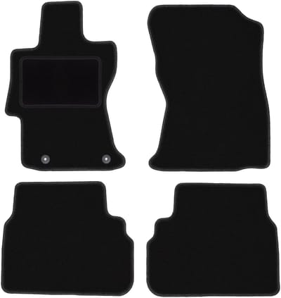 Zwarte veloursmatten voor: Subaru XV II SUV (2019-)