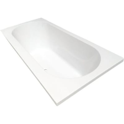 Vtw Living inbouwbad ligbad mat wit 180 80 cm