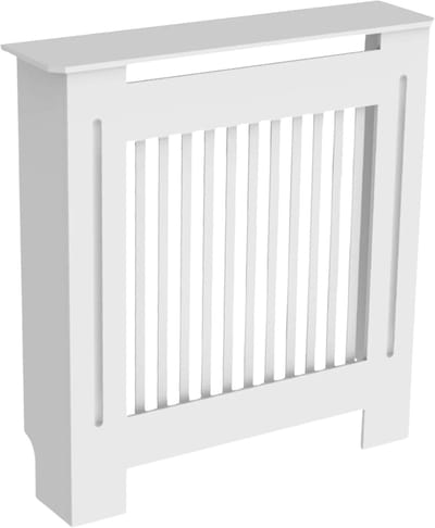 Archi Radiatorombouw - Radiatorafdekking - MDF Radiatorkast – Beschermend & Warmte Doorlatend Design – Wit – 78 × 19 × 92,2 cm
