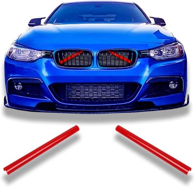 Grillstrips Radiator - Inzetstukken Bekleding - Auto Stylen - Hoogwaardig ABS PVC - 44 x 5 x 1 cm