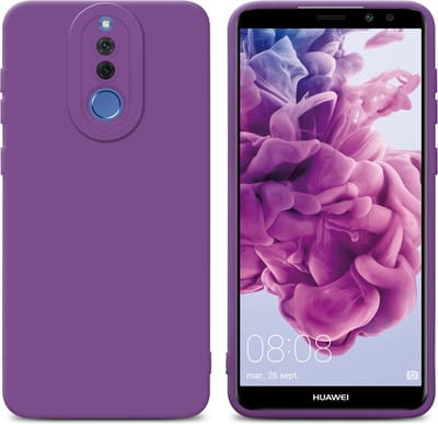 Cadorabo Hoesje geschikt voor Huawei MATE 10 LITE in FLUID MAT PAARS - Beschermhoes gemaakt van flexibel TPU silicone Cover Fluid Case