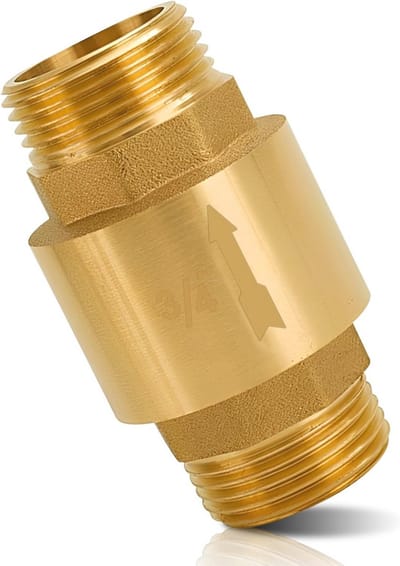 Terugslagventiel 3/4 inch voor Tuinpompen en Watervoorziening