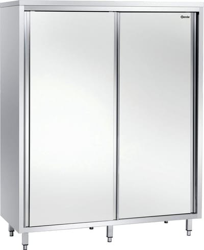Servieskast RVS met 3 Draagplanken - 1200x600x2000(h)mm