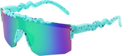 Jeugd Sportzonnebril 5-16 Jaar – Kinder Sportbril - Fietsbril - MTB Bril voor Honkbal & Outdoor – UV-Beschermende Zonnebril Jongens Meisjes Kinderzonnebril Tiener Bril