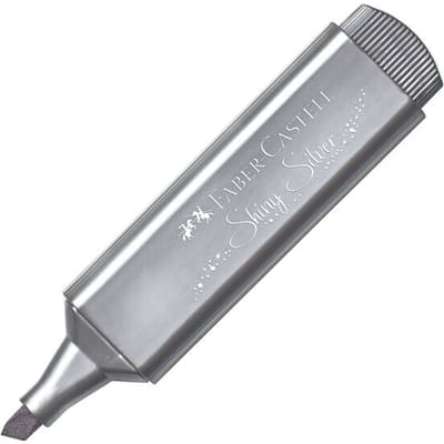 Faber-Castell tekstmarker - Metallic Zilver - markeerstift - FC-154661