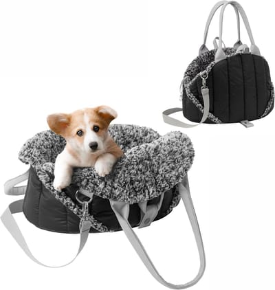 Huisdier Draagtas - Reistas Kat Hond - Veilig Vervoer - 3-in-1 Functie - 47x29x32 cm - Zwart