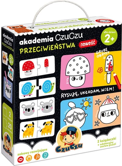 Wydawnictwo Bright Junior Media Serie - Educatieve Puzzel - Voor Kinderen - 2 Boekjes - 10 Puzzels
