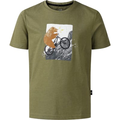 Dare 2B Kinderen Trailblazer III Logo T-Shirt (Nefrietgroen)