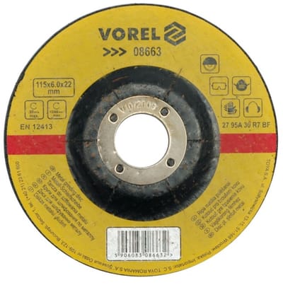Vorel - Schuurschijf Metaal - 230 mm - 6,8 mm - Voor Haakse Slijpers