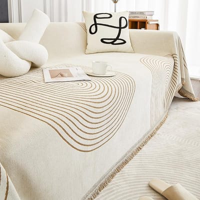 Chenille Anti-Kras Sofa Handdoek Hoes Doek Scandinavisch Hoogwaardige Sofa Hoes All-Inclusive Universele Hoes Vier Seizoenen Universeel Kussen 180*130cm