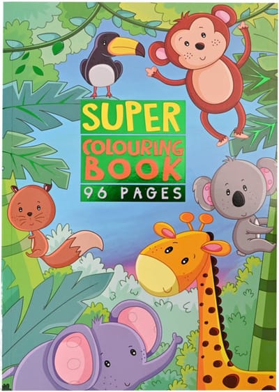 Kleurboek Dieren - Kleurboek Meisjes - Kleurboek Jongens - Kleurboeken voor Kinderen - Tekenboek voor Kinderen - Kleurboek Kinderen - 96 Pagina's - 21 x 29,7 cm - Vanaf 3 jaar