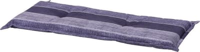 Madison tuinbankkussen Denim stripe 180x48 cm - blauw