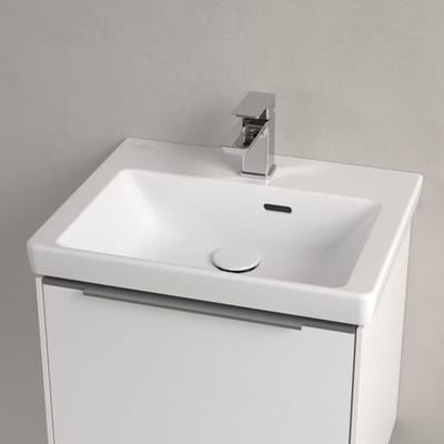 Villeroy & Boch Subway 3.0 wash hand basin 50 cm, for furniture mounting, with 1 tap hole, with overflow 4370FF01