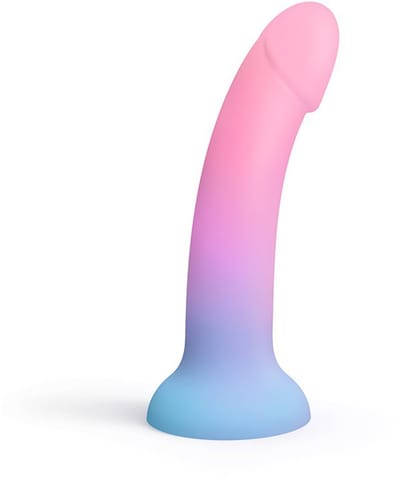 Love to Love - Utopia - Dildolls - Gladde Dildo - Roze/Violet/Blauw XL