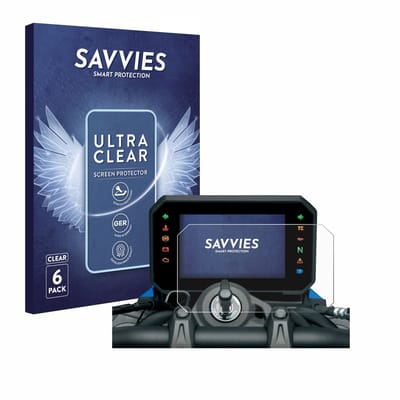 Savvies - Screenprotector voor Suzuki GSX-8S 2023 - Folie Beschermfolie transparant 6 Stuks