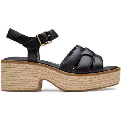 Clarks Coledale Strap - dames sandaal - Zwart - maat 42 (EU) 8 (UK)