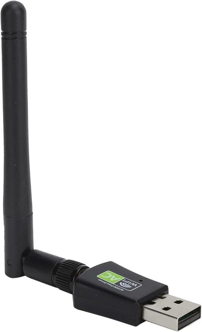 USB Wifi Adapter - Draadloze Netwerkkaart - Snelle Internetverbinding - Dual-band 600 Mbps - Mini Formaat - Zwart
