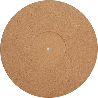 Record Pad, 30cm Soft Cork Anti Static Non-slip Turntable Slipmat Pad Diameter 295mm Plate Pad for 30cm Vinyl Plates