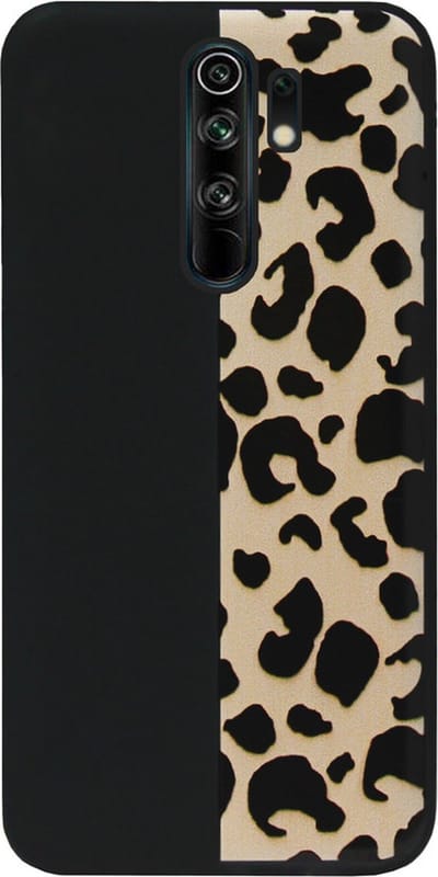 ADEL Siliconen Back Cover Softcase Hoesje voor Xiaomi Redmi 9 - Luipaard Bruin