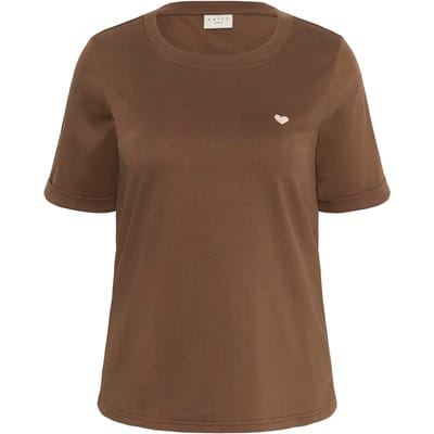 Dames-T-shirt KAFFE Curve KCArt