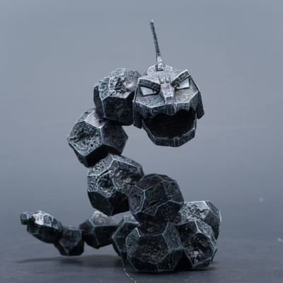 14cm/5.5in Pokemon Anime Figuur Onix Actiefiguren Pvc Standbeeld Bureau Ornament Verzameling Model Speelgoed Cadeaus black